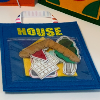 House Busy Bag Activity Card